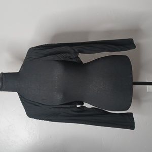 Black crop top sweater